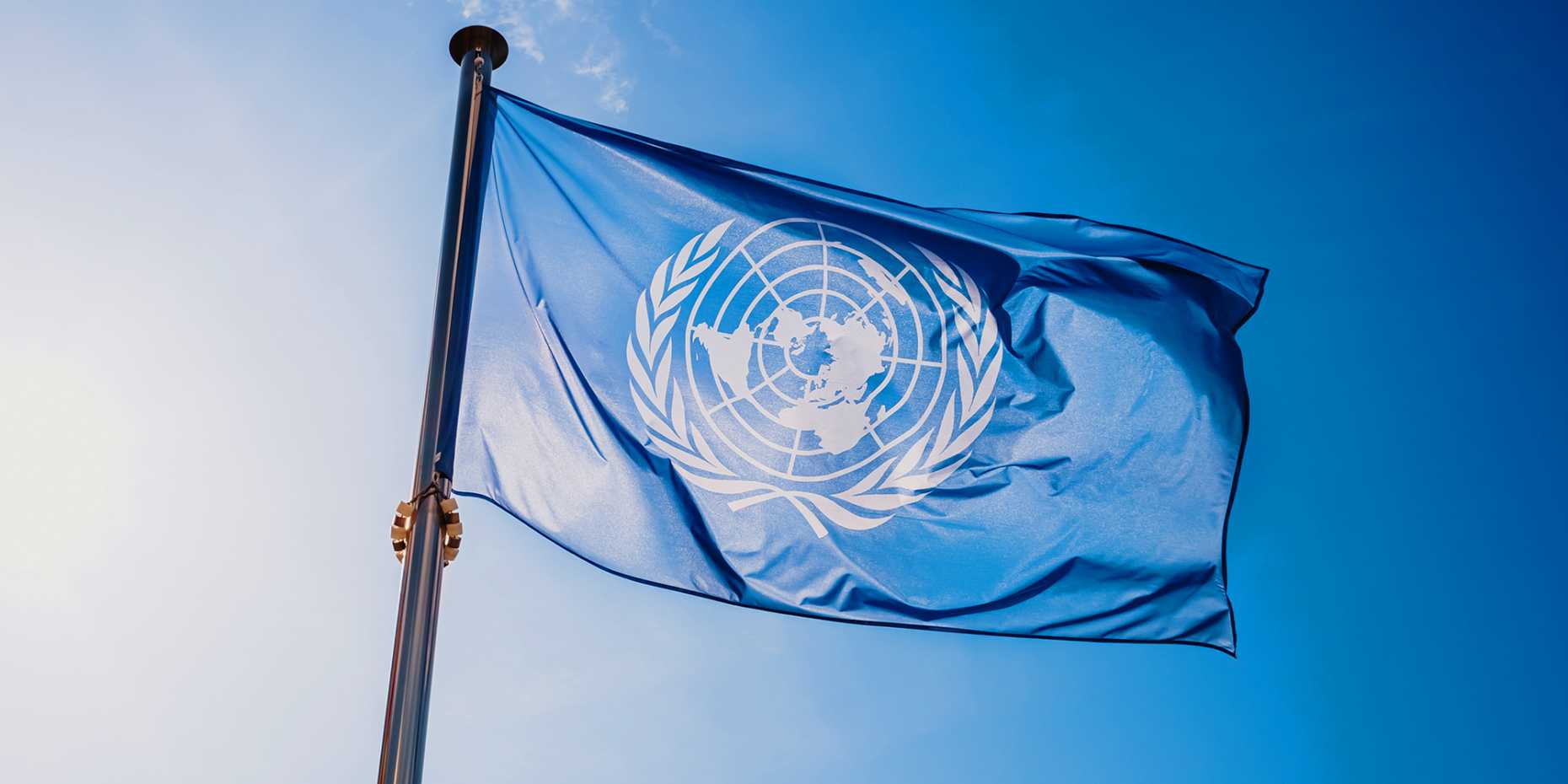 Flagge der UNO