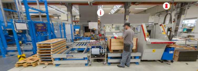 Vergr?sserte Ansicht: Figure 1: Snapshot from a logistics "supermarket" in the ABB Baden factory, Switzerland