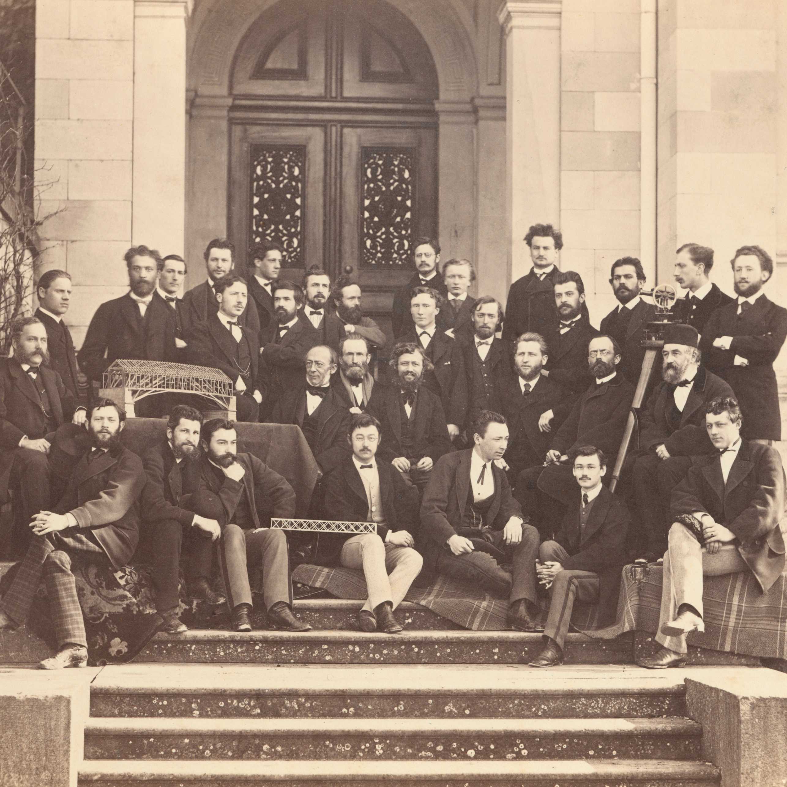 Zukünftige Funktionselite: Ingenieurschule des Polytechnikums um 1870