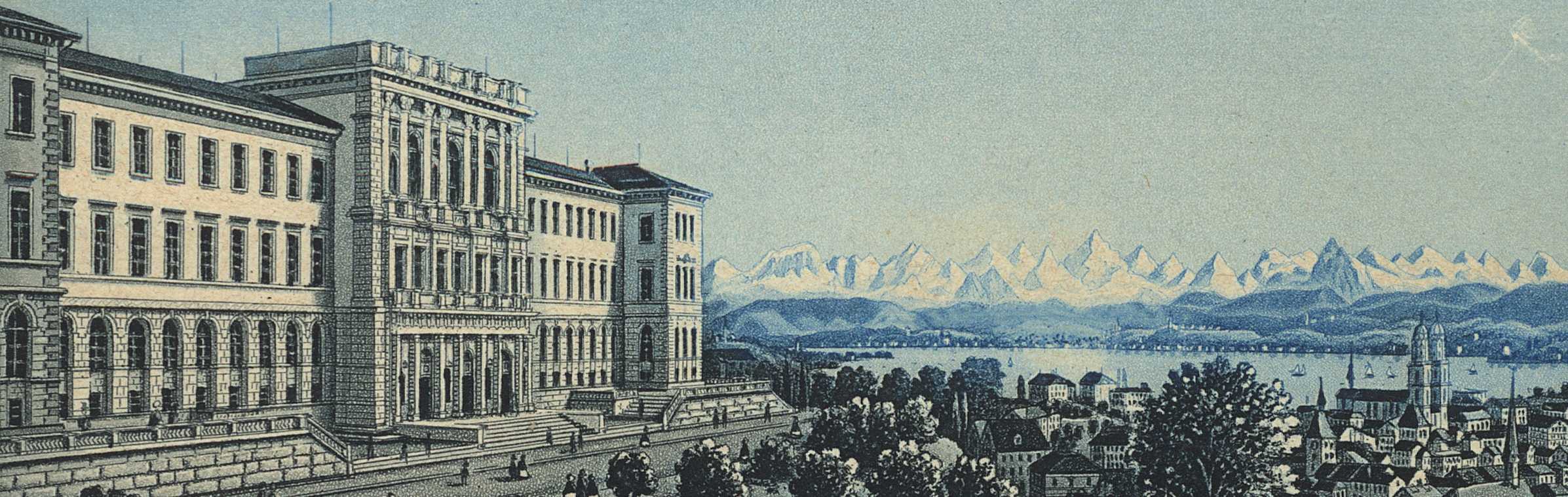 Das ETH Zürich Hauptgebäude im 19. Jahrhundert 