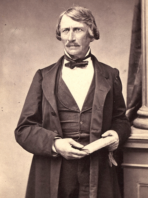 Vergr?sserte Ansicht: Gottfried Semper, Architekt des ETH-Hauptgebäudes, im Jahr 1865