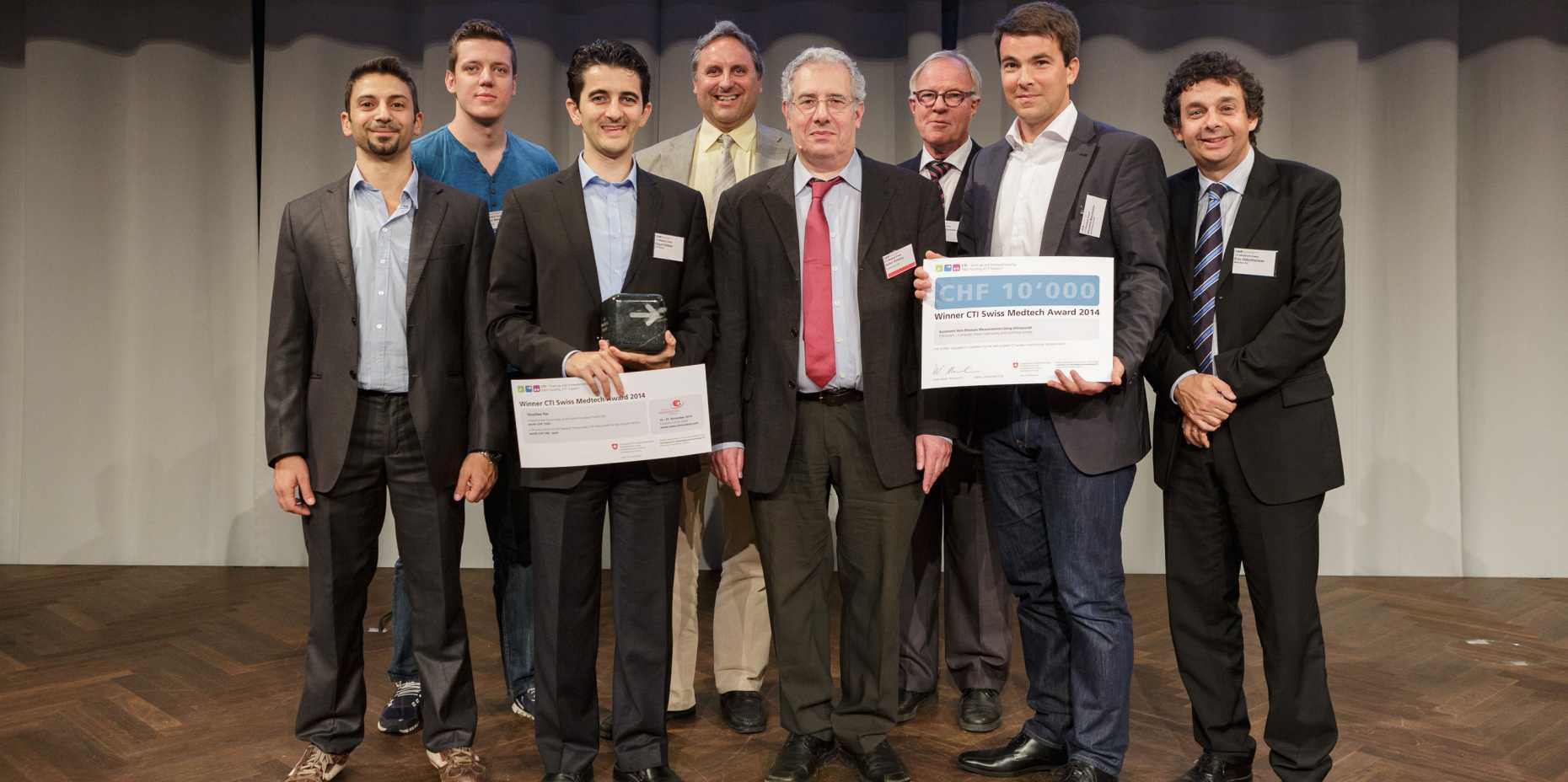 Vergr?sserte Ansicht: Firma Veinpress gewinnt KTI Swiss Medtech Award