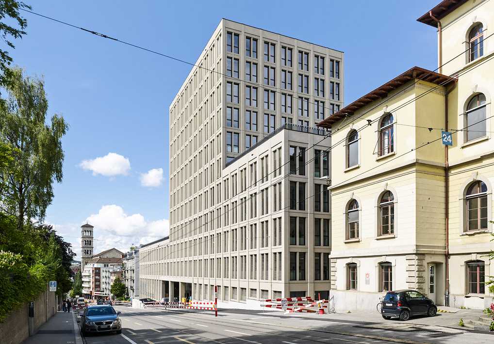 Vergr?sserte Ansicht: Das neue ETH-Gebäude LEE wird heute eröffnet. (Bild: ETH Zürich)