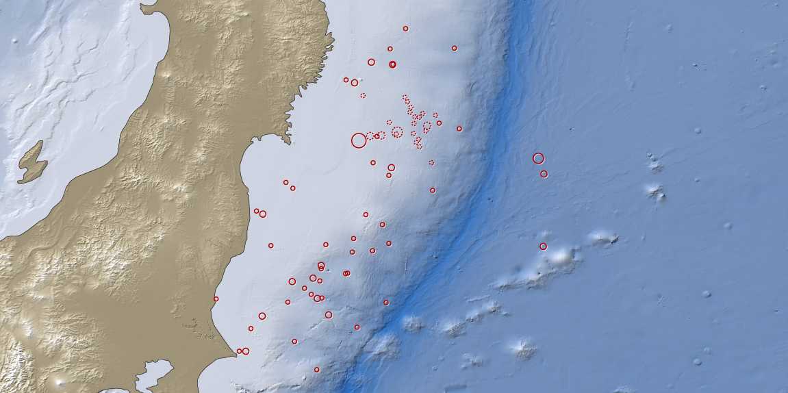 Vergr?sserte Ansicht: earth quakes japan