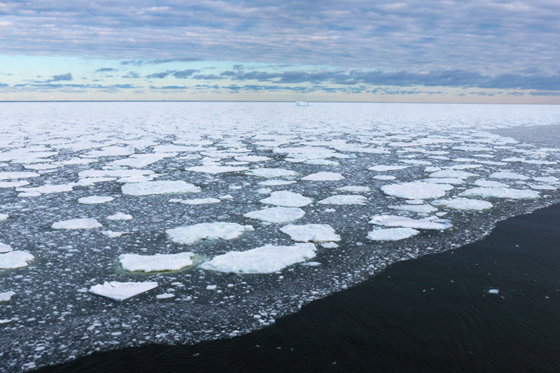 Vergr?sserte Ansicht: Die Meereiskante in der Ross-See. &nbsp;