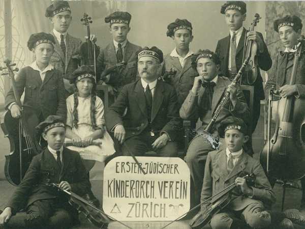 Vergr?sserte Ansicht: Jdisches Kinderorchester, 1920.