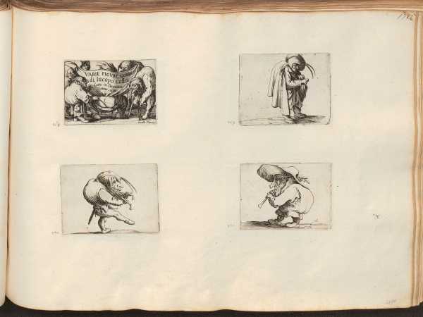 Vergr?sserte Ansicht: Sammelband mit Radierungen, Jacques Callot, 1770-1780 (Bild: Graphische Sammlung ETH Zrich)
