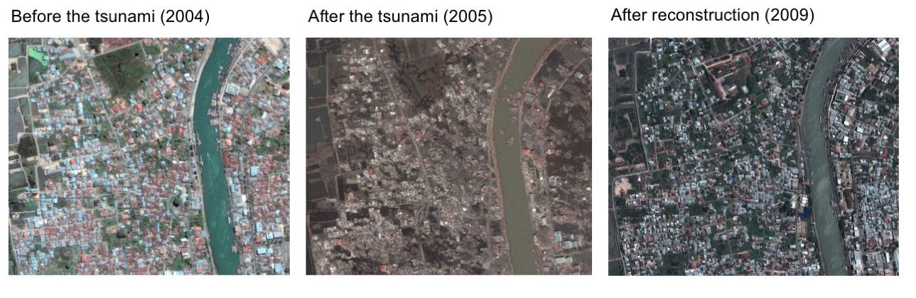 Vergr?sserte Ansicht: Satellitenbilder Banda Aceh
