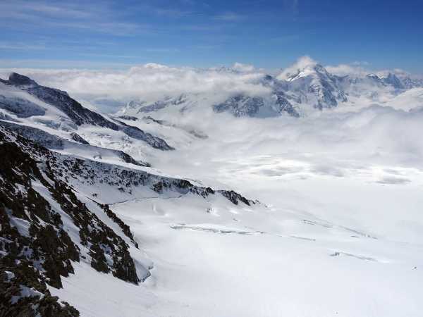 Ewigschneef?ld, Jungfraugebiet, Schweizer Alpen. (Bild: P. Regg)
