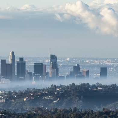 Smog über Los Angeles