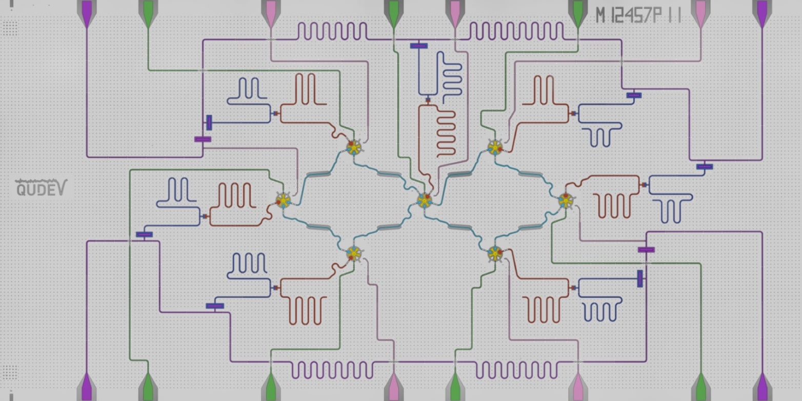 Ein 7-Qubit-Schaltkreis zur Fehlerdetektion in supraleitenden Quantencomputern