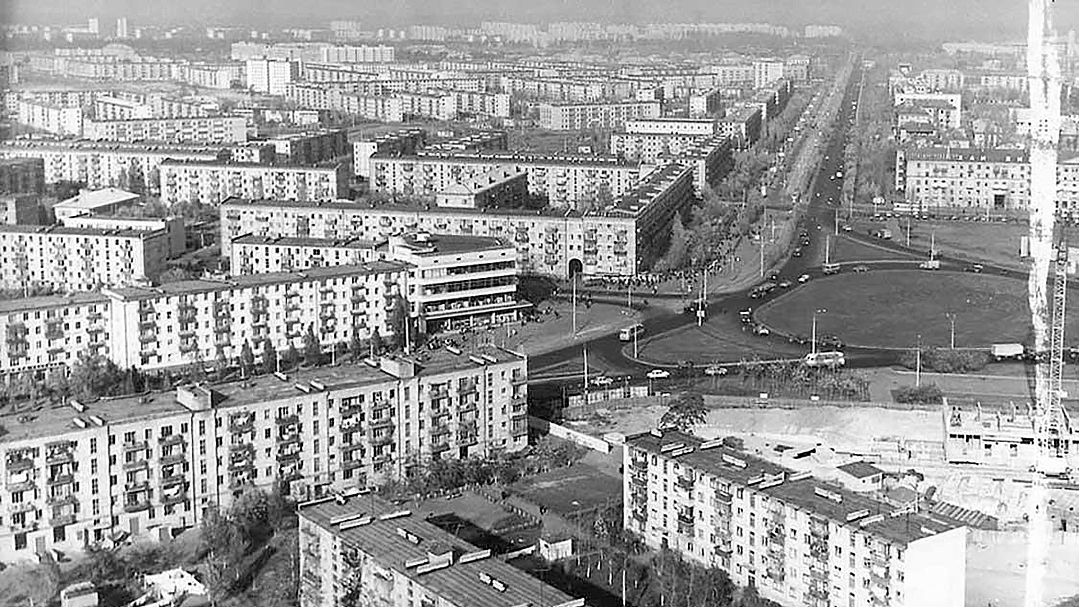 Plattenbauten in Kiew