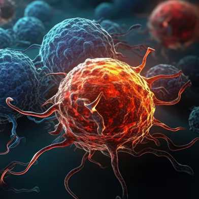Visualisierung einer Krebszelle
