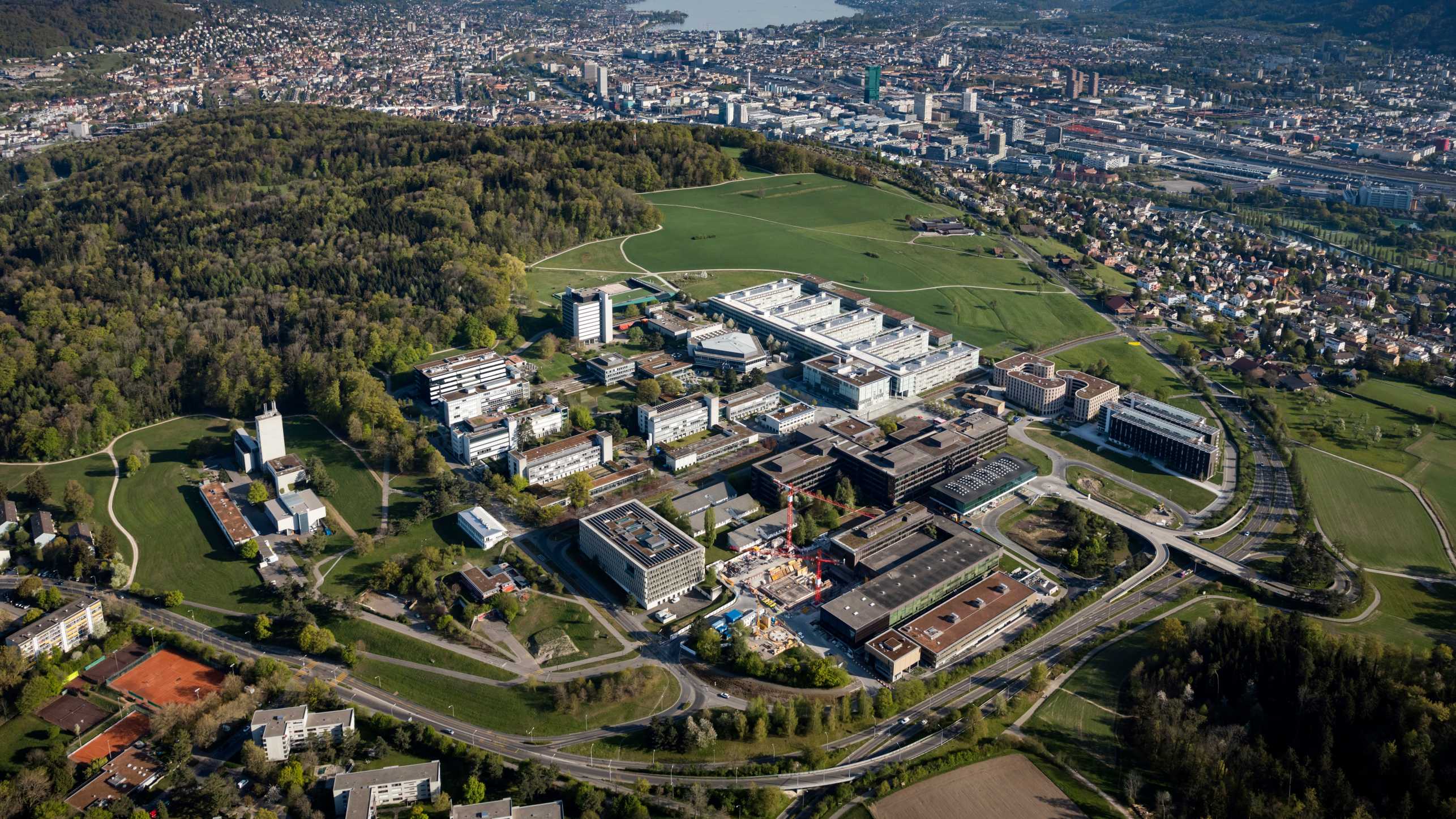 The Hönggerberg campus is undergoing further development on the basis of the Masterplan 2040. Image: Alessandro Della Bella