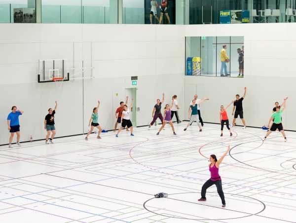 Fitness and fun: H?nggerberg Sport Center (Photograph: Alessandro Della Bella)