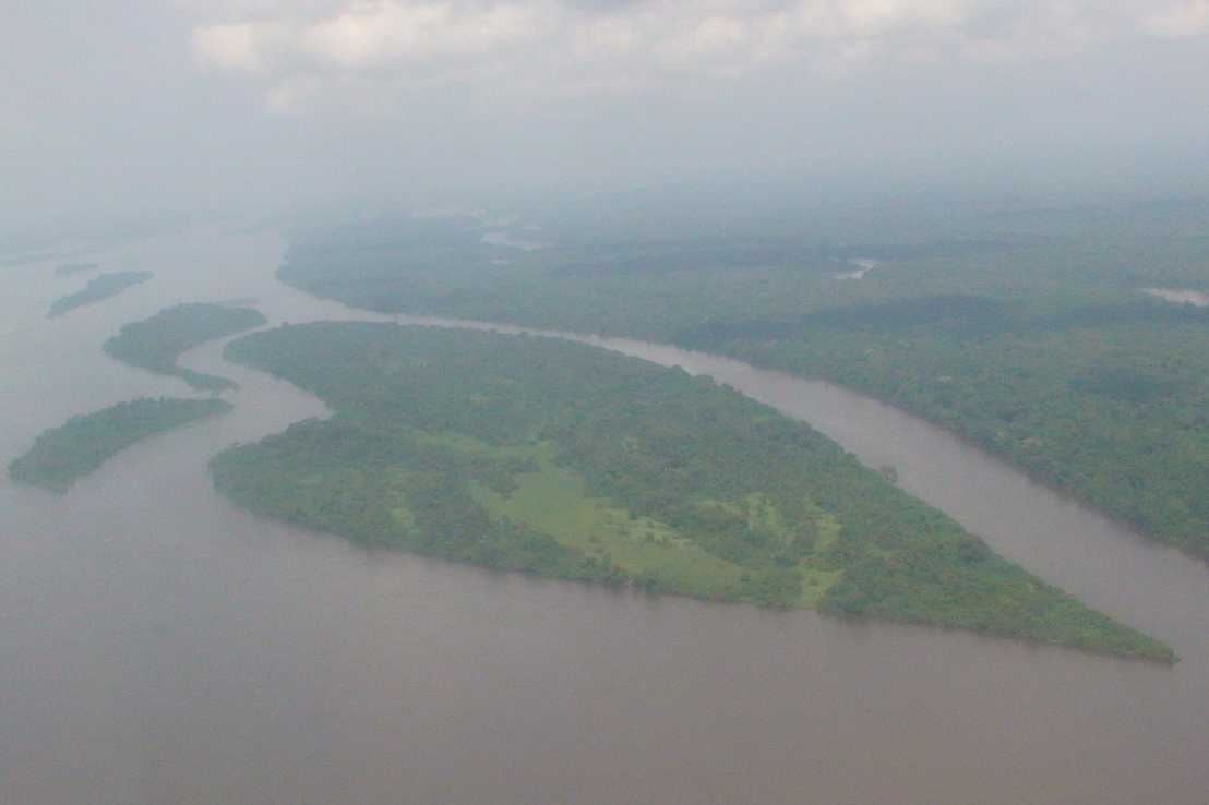 Enlarged view: River and jungle