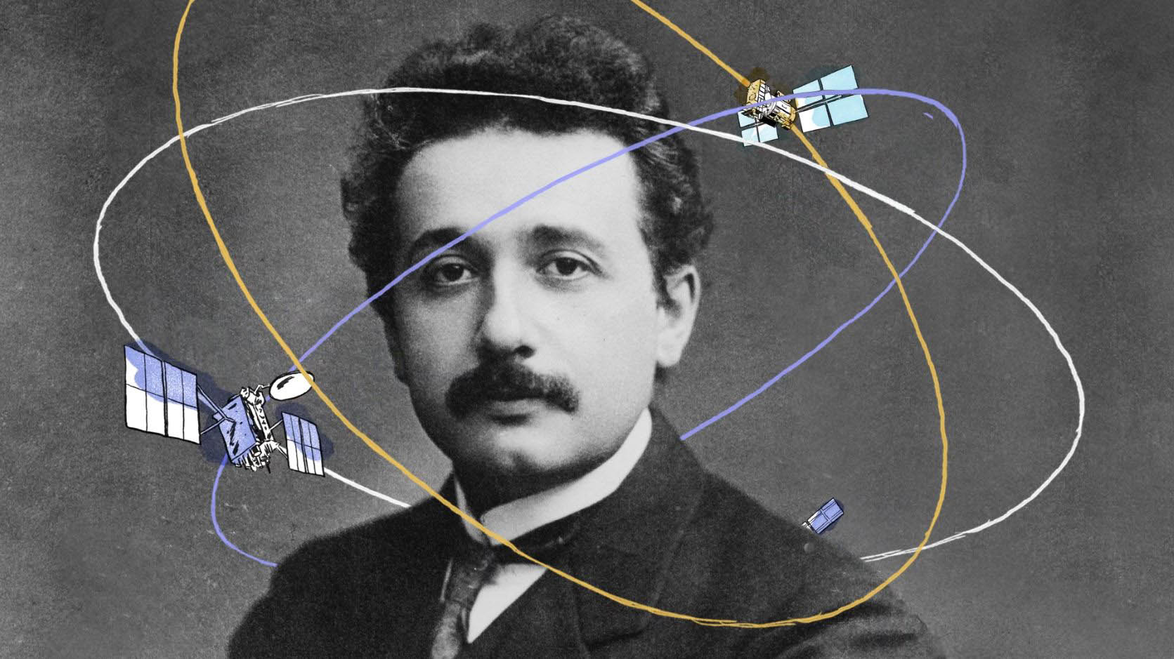 Porträtfoto von Albert Einstein