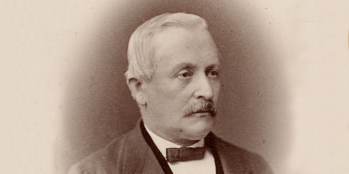 Porträtfoto von Johannes Orelli (1822-1885)