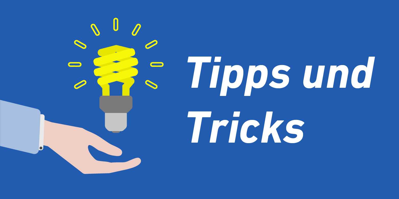 Logo der Rubrik "Tipps und Tricks"