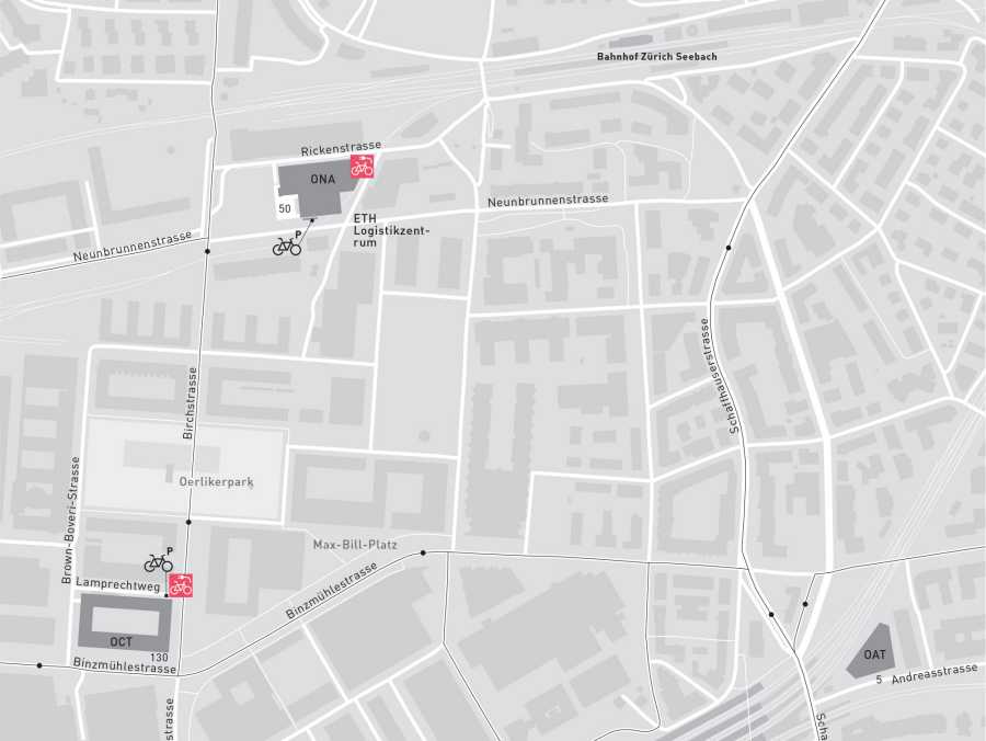 Vergr?sserte Ansicht: Karte - Urban Connect Stationen ETH Oerlikon