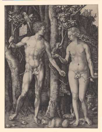 Photograph of Adam and Eva